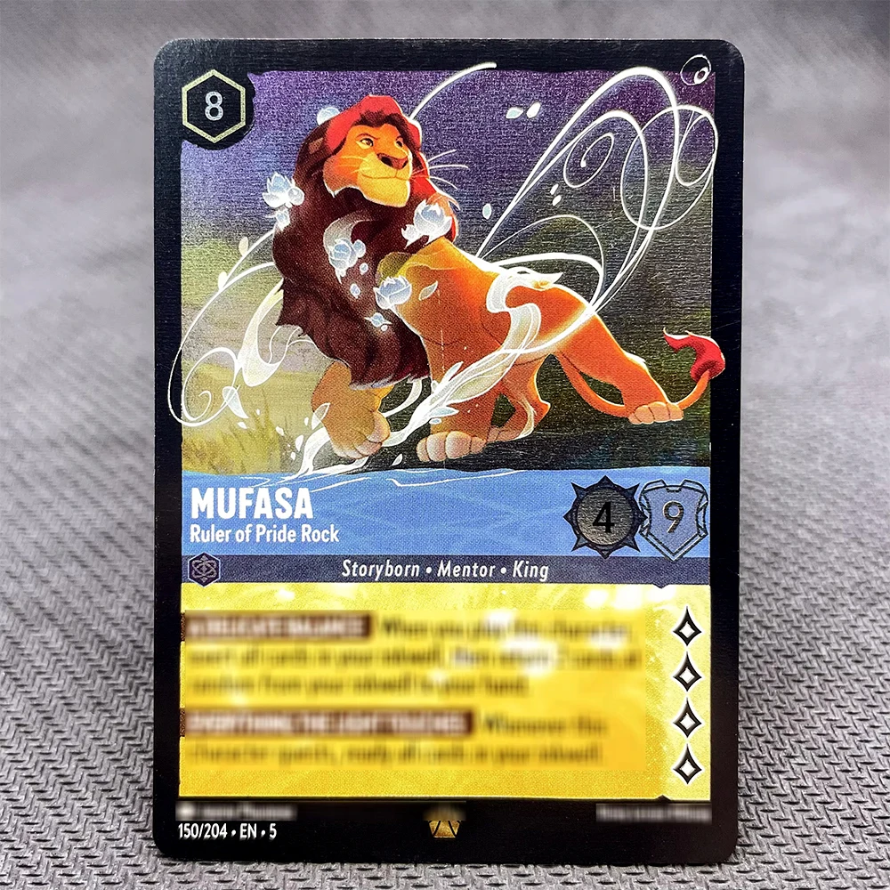 لوركانا بطاقات الوكيل TCG لتقوم بها بنفسك بطاقات جمع ألعاب الطاولة COIL-EN-195 MUFASA COIL-EN-201 MAUI COIL-EN-07 حسناء النسخة الإنجليزية #4