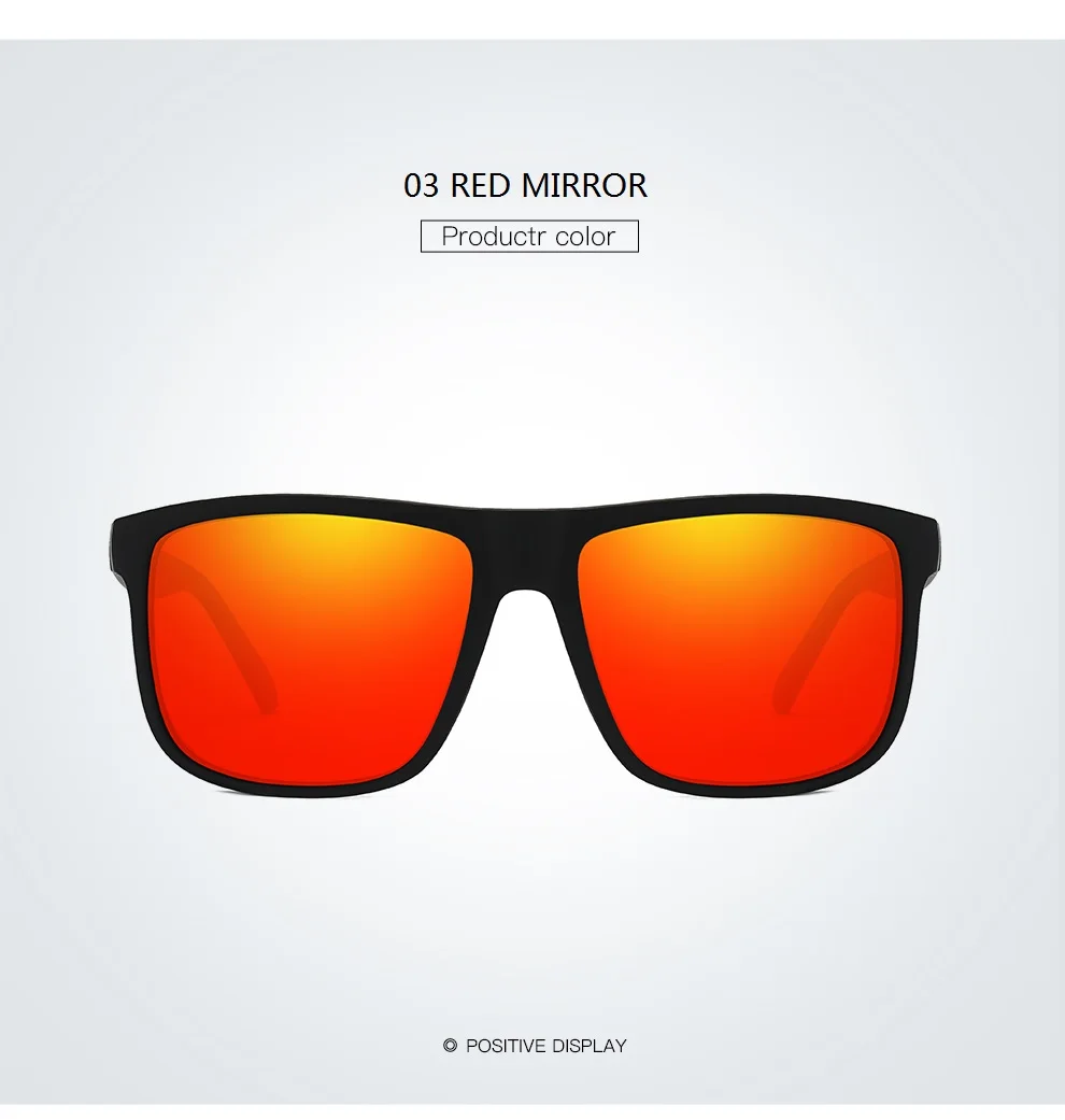 Modische Vintage Quadratische Sonnenbrille für Männer und Frauen Luxusmarken-Designer Herren-Sonnenbrille zum Fahren und Angeln UV400 Schutz Eyewear – Detail 11