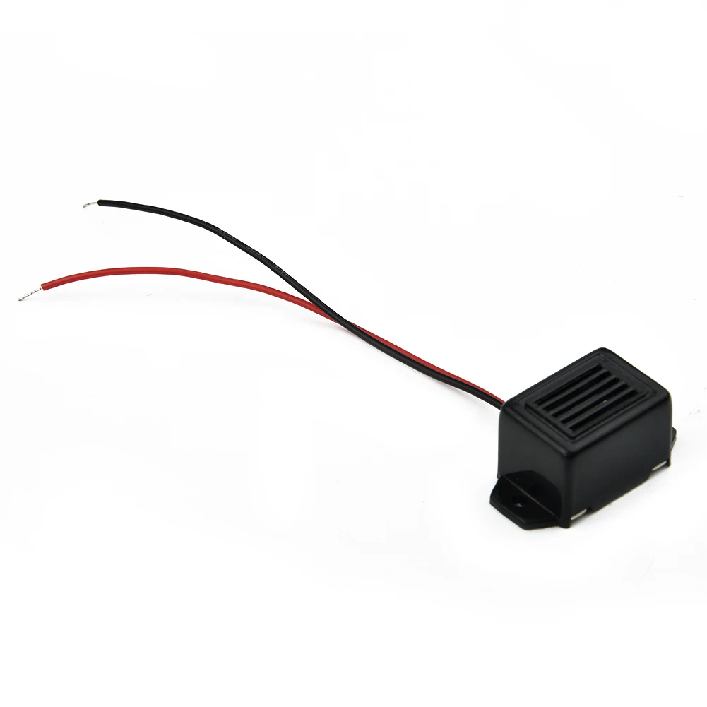 DC12V 75dB Siren Beeper Buzzer Sound Warning Alarm Adapter Cable Slim Invisible Fits Car Truck Vehicle Reversing Reminders Parts