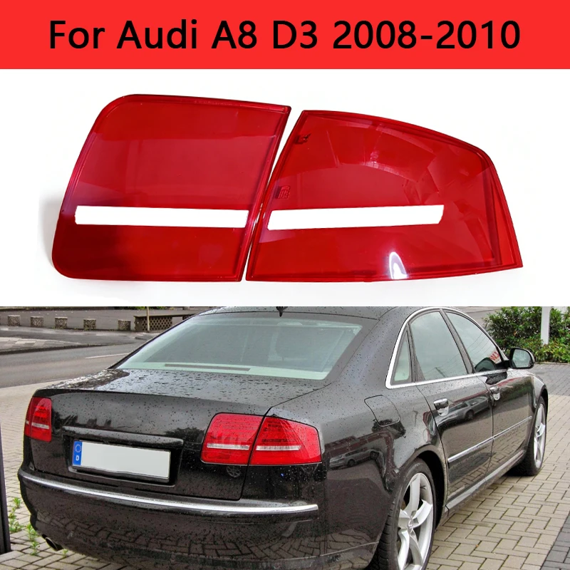 

Car Rear Taillight Shell Brake Lights Shell Taillight Cover Replacement Auto Rear Shell Cover For Audi A8 D3 2008 2009 2010