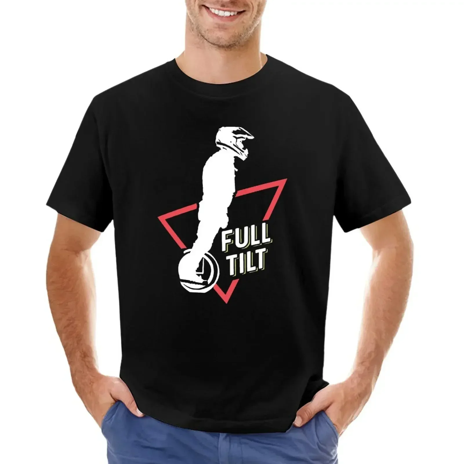 EUC-electric unicycle Full Tilt T-Shirt aesthetic clothes summer top cotton funny t shirts for men Short Sleeve Round Collar