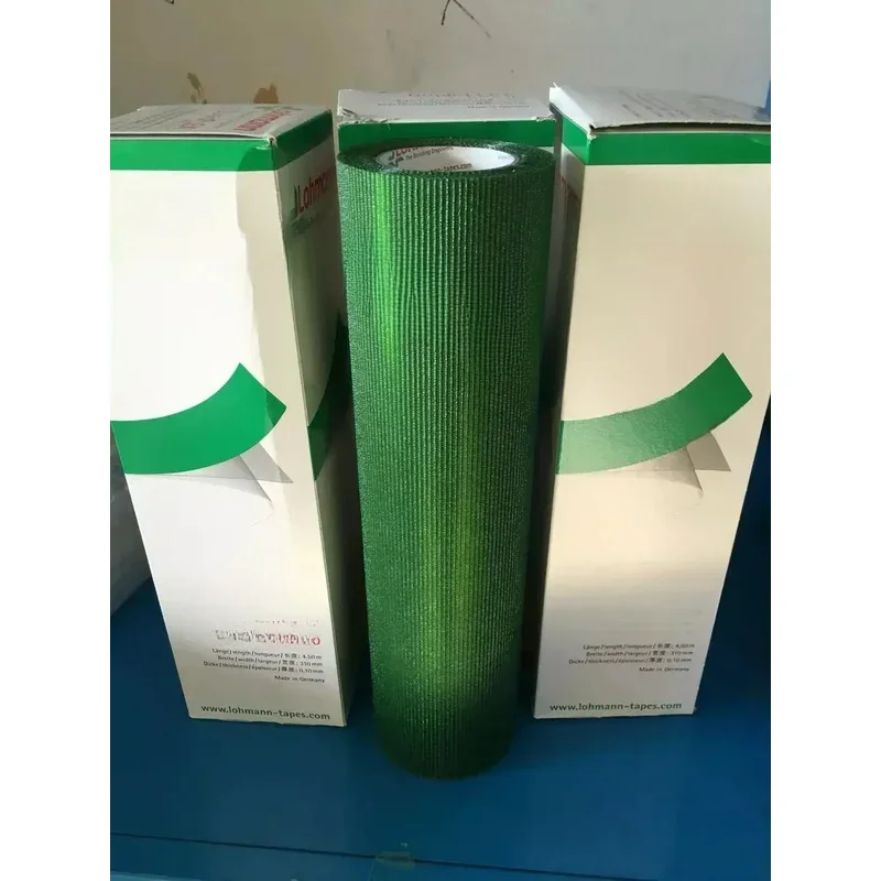 Roman Double-sided Adhesive LOHMANN Imported Green Double-sided Adhesive 0.1mm Adhesive Is Transparent Please 0.2mm 31CM*4.5M