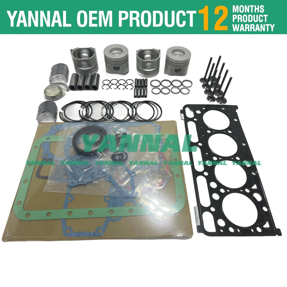 V2003 Engine Overhaul Rebuild Kit (No Liner) For Kubota kubota V2003M V2003T