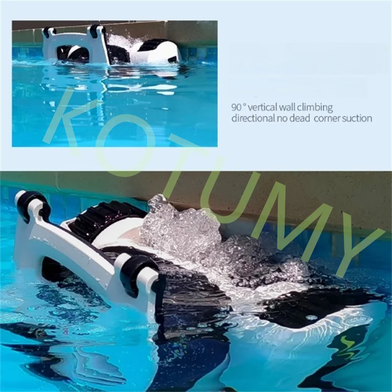 Bluetooth/WIFI Connection SHARK Robotic Pool Cleaner Massive Top-Loading Filter Dual Motors Climbing Wall 90 ° Right Angle Wall