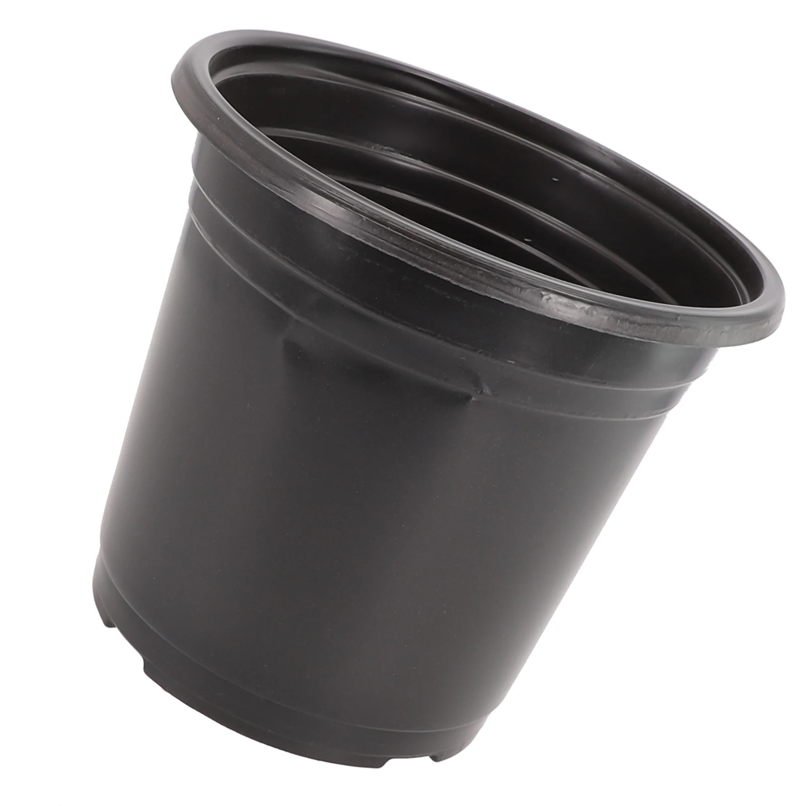 Lightweight Round Plastic Flower Pot for Aloe Vera Bonsai Orchid Pothos Snake Plant Succulent and Herb Indoor Planting