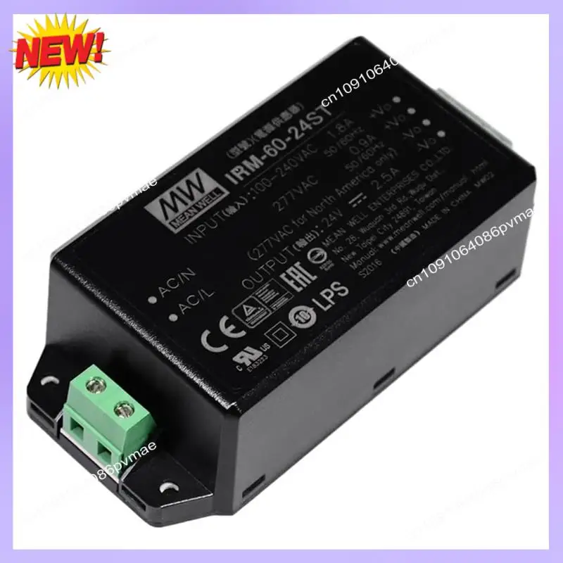 T24C 60W 24V 1,25A Netzteil Treiber IRM-60-24ST Schraubklemmen Typ AC-DC Netzteil Treiber Konverter Transformator