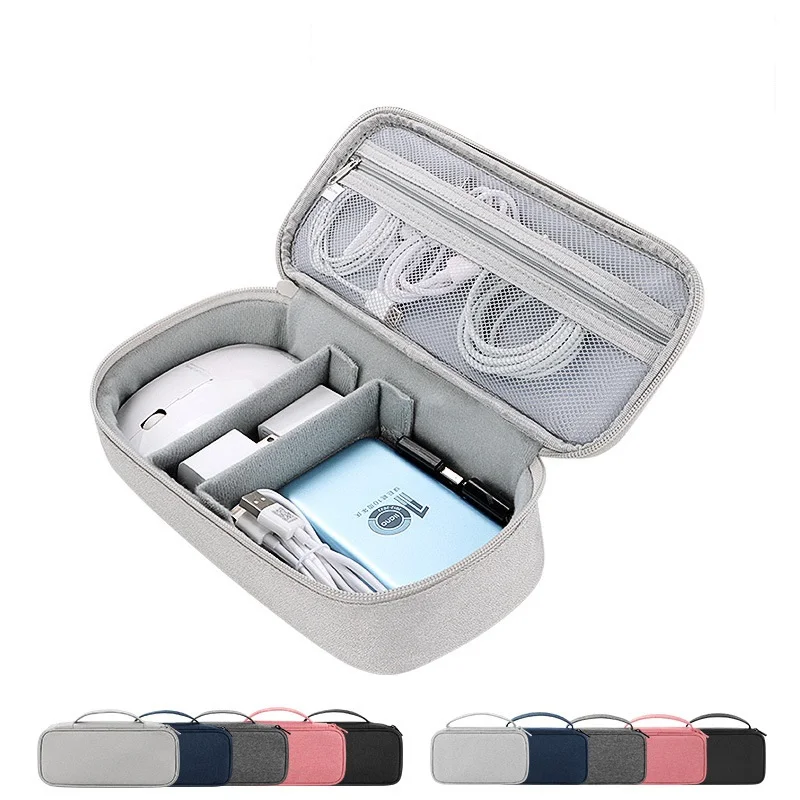 

USB charger cable bag Hard Case Power Bank Case Storage Carrying Box for SSD Bag External Hard Drive Disk Power Bank Case