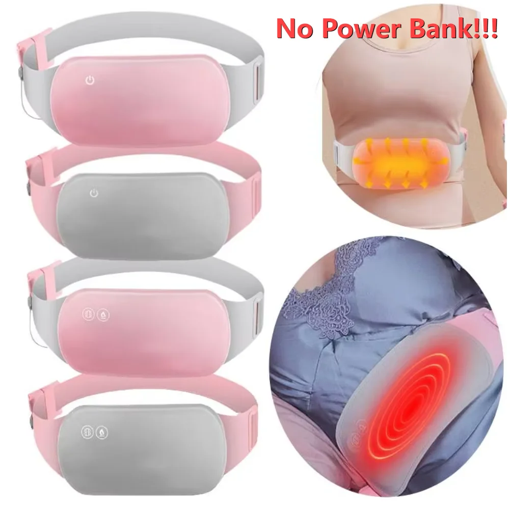 Lady Menstrual Heating Pad Warm Palace Belt Relieve Menstrual Pain Hot Compress Massager Uterus Cold Dysmenorrhea Relieving Belt