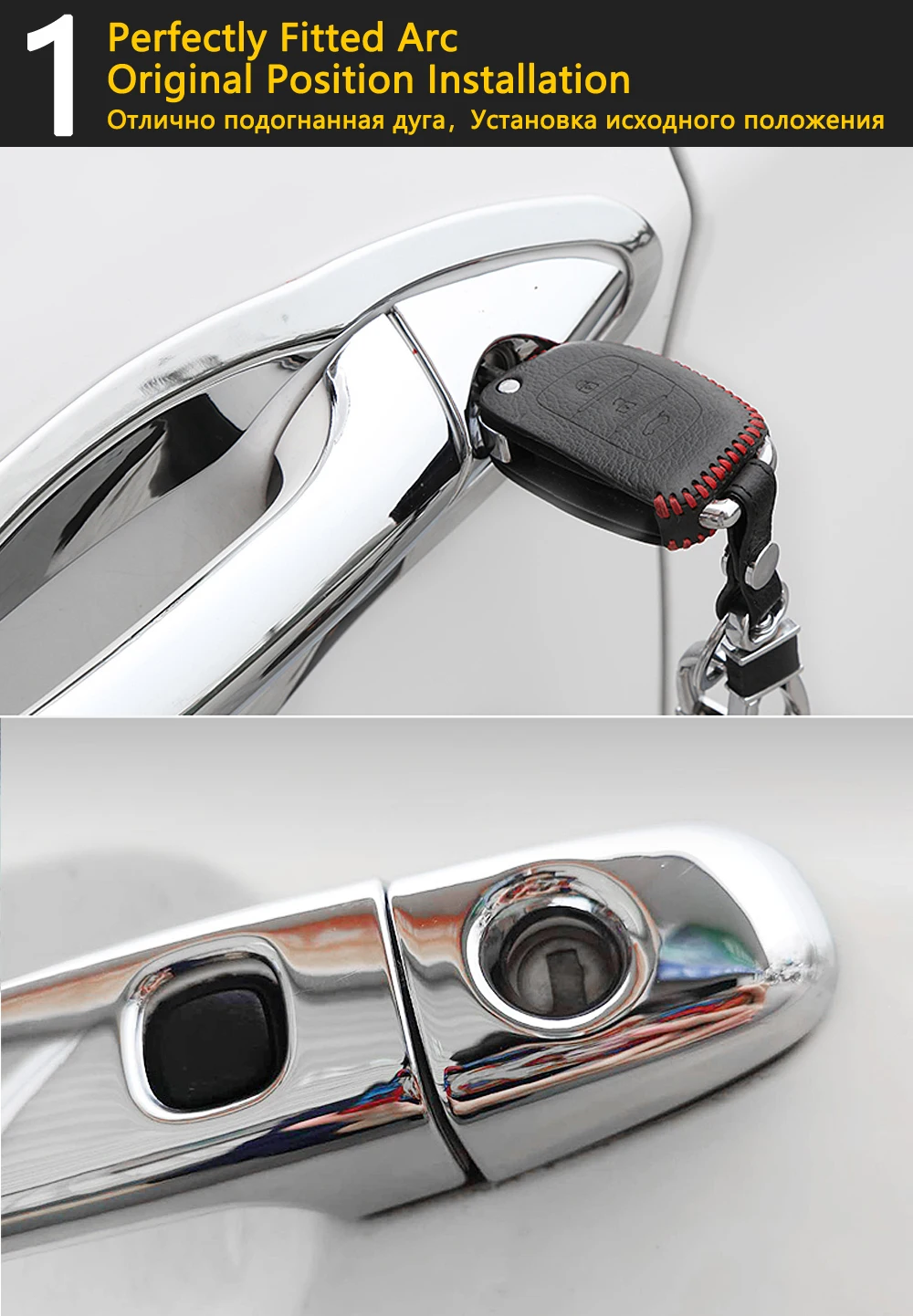 Door Handle Cover Chrome For Skoda Fabia Mk2 5J MG 2007-2014 2008 2009 Luxurious Anti-scratch Car Door Trim ABS Car Accessories