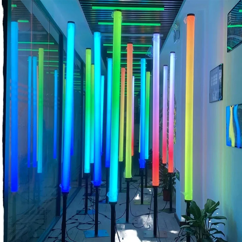 Light Emitting Diode Bar Club Decoration 360 Degree  DC24v 5050 RGB 360 Pixel Tube Indoor Outdoor Project Party