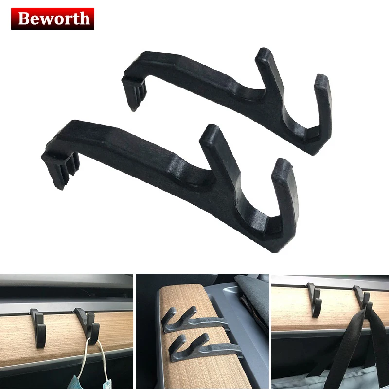 

For Tesla Model Y 3 Dashboard Hook Bag Umbrella Hanger MY Instrument Table Hook with Mobile Phone Holder Mount Stand Cool Parts