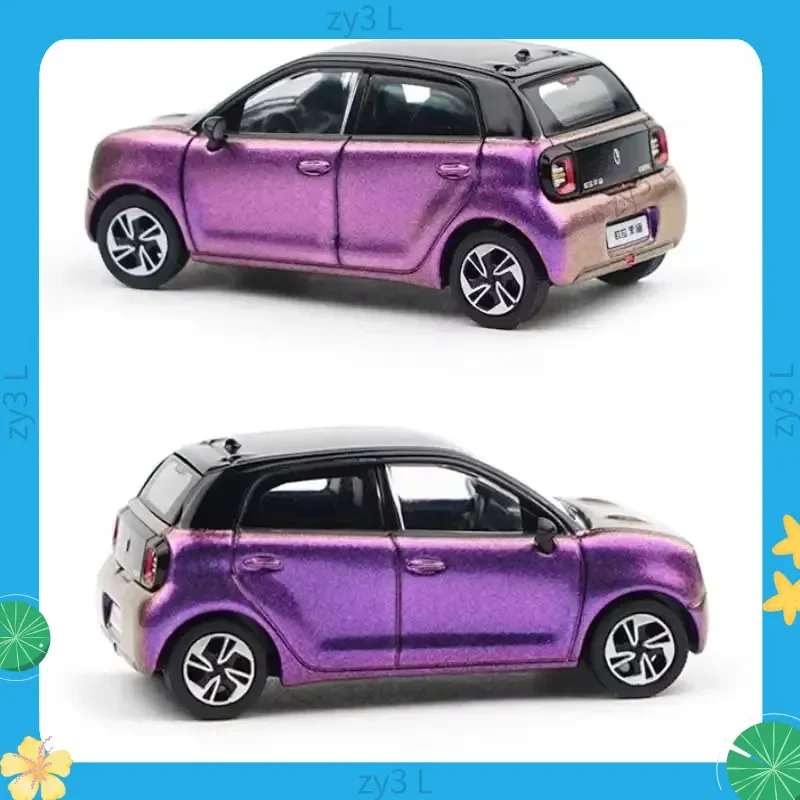 

2025 Tuoyi Xcartoys 1:64 модель автомобиля из сплава, игрушечный автомобиль-хамелеон, фиолетовая коллекция, украшение для рабочего стола, модная игрушка, подарок на праздник