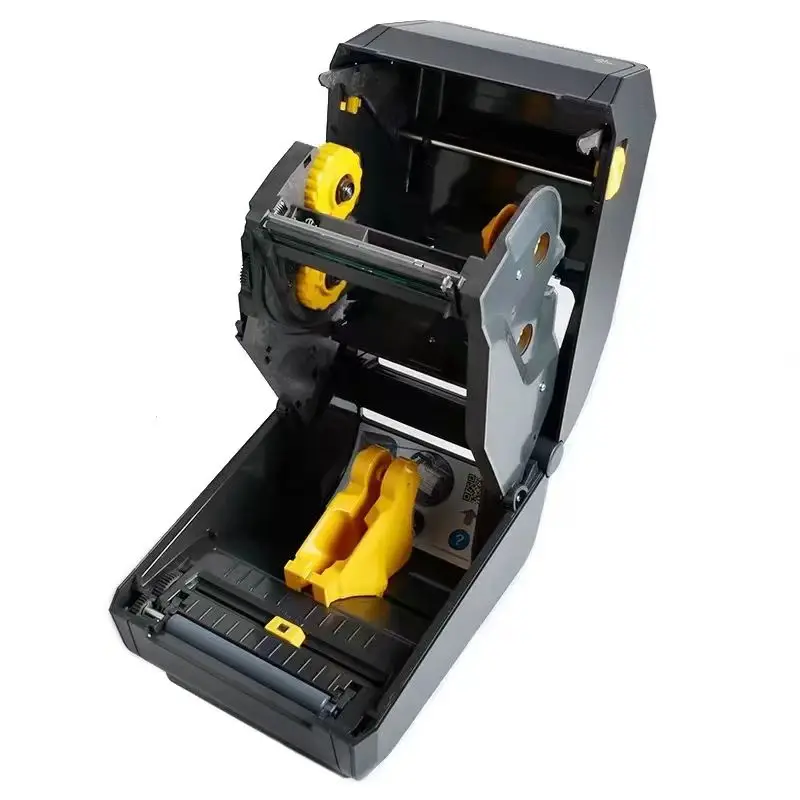 Printer Digital Kode Batang Termal Zebra ZD421 Asli Baru 300Dpi Printer Label Kode Batang Desktop Cetak Kualitas Tinggi dan Cepat