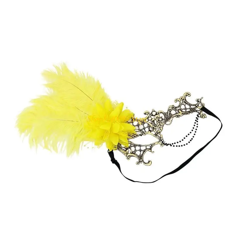 DXAE Máscara disfraces encaje con diamantes imitación, máscara veneciana para mujeres, Halloween, Navidad, media