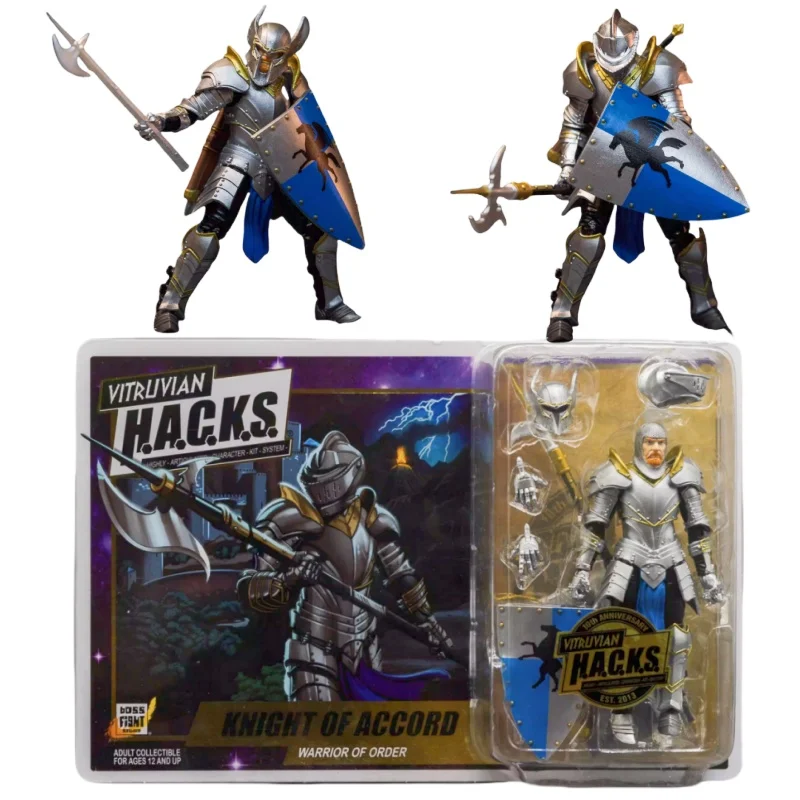 

Bfs Boss Hits Bossfightstudio 1/18 3.75-inch Joint Movement H.a.c.k.s. Tenth Anniversary Limited Knight Model Toy Birthday Gift