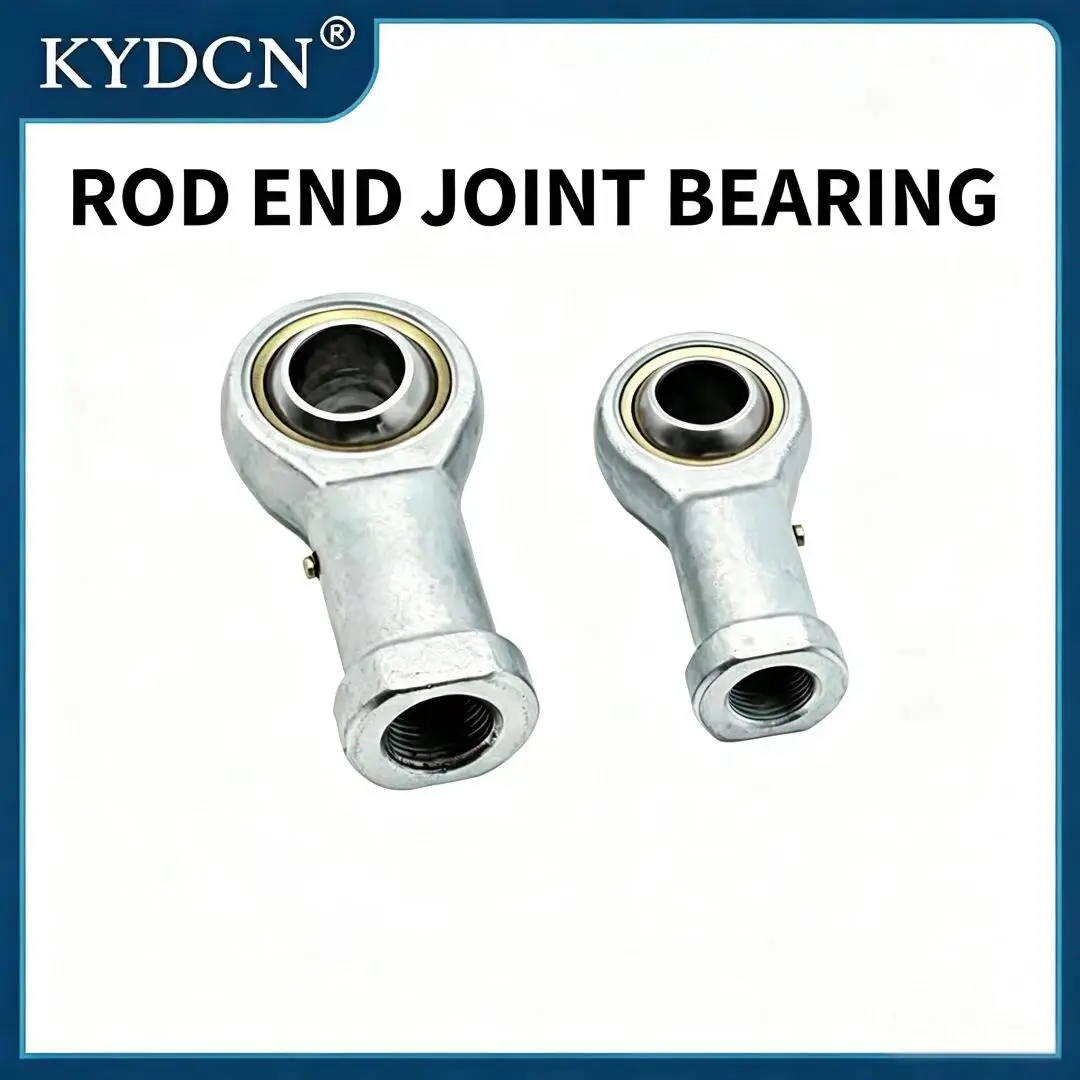 10PC Rod End Spherical Bearings 5mm6mm8mm10mm12mm Male/Female SA SI T/K POSA8 PHSA8 Ball Joint Metric Threaded Rod End Bearing