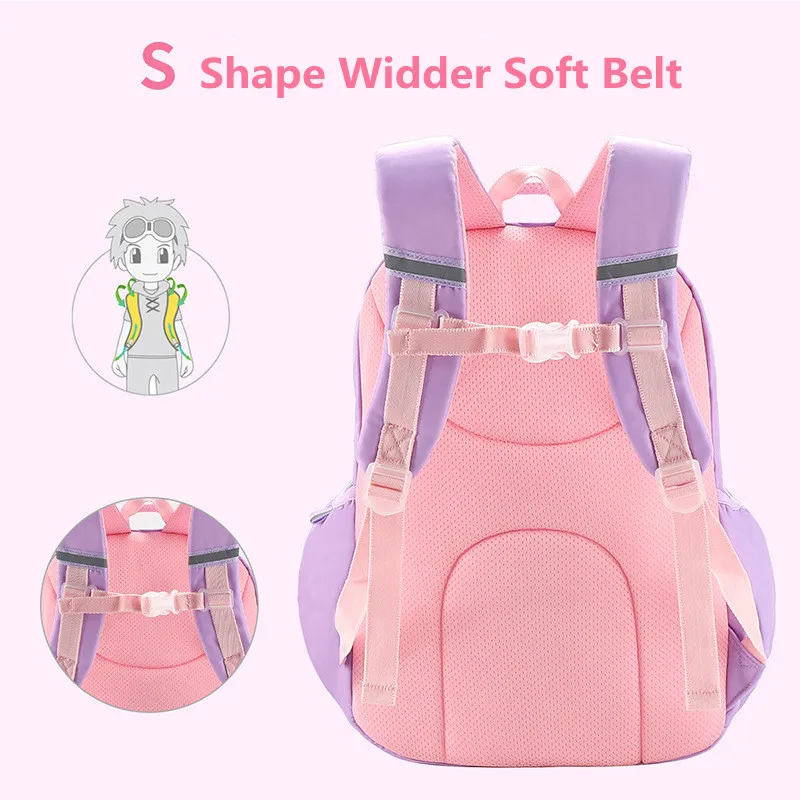 Disney Princess Girls School Bag Middle Primary Student Shoulder Orthopedic Backpack Large Capacity Kids Gifts Mochilas Escolare