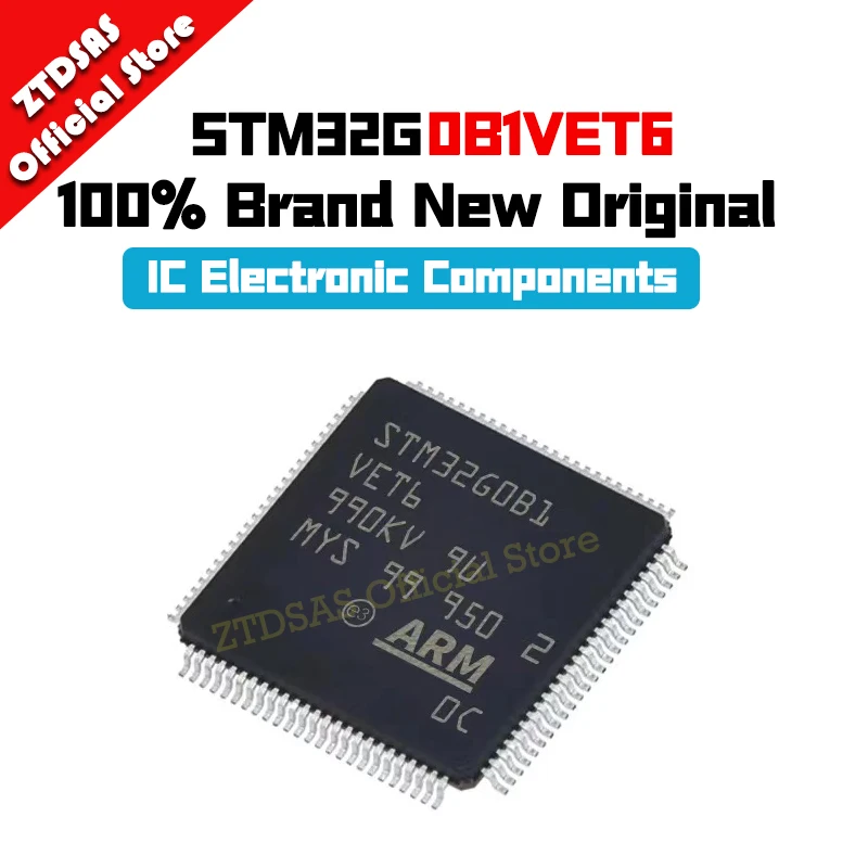 New Original STM32G0B1VET6 STM32G0B1VE STM32G0B1 STM32G STM32 STM IC MCU LQFP-100 Chipset