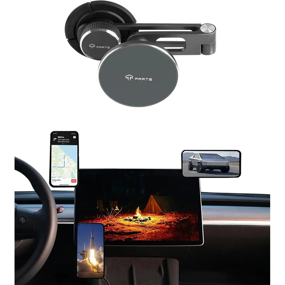 

Магнитное крепление для автомобиля, скрытый дизайн, совместимо с iPhone 16, 15, 14, 13, 12, магнитными чехлами