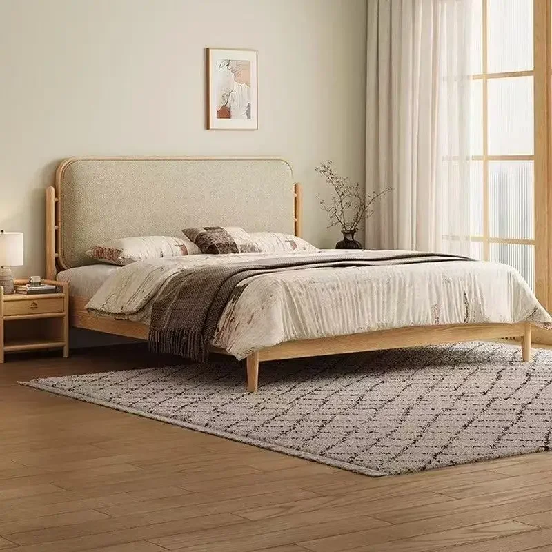 for bed medium ancient style all solid wood bed small apartment master bedroom wedding fabric solid wood flush
