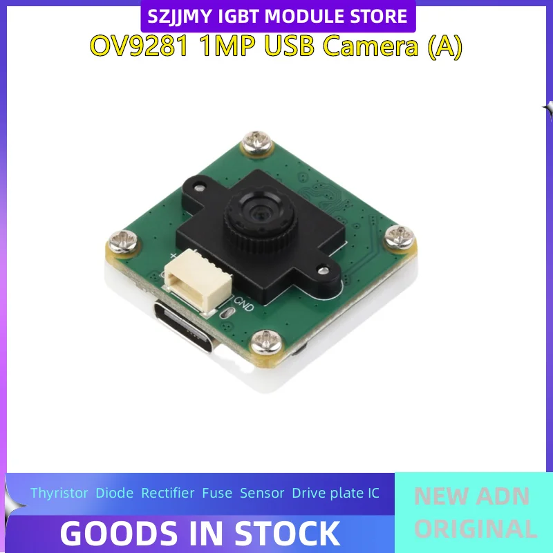 OV9281 USB Camera Module 1 megapixel Video Recording Black and White Global Shutter    NEW ORIGINAL IN STOCK