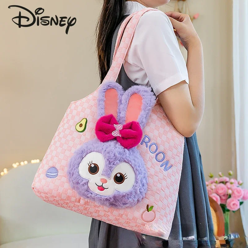 Disney-Bolso de mano de muñeca para mujer, bolso de compras de alta calidad, pequeño, fresco y versátil