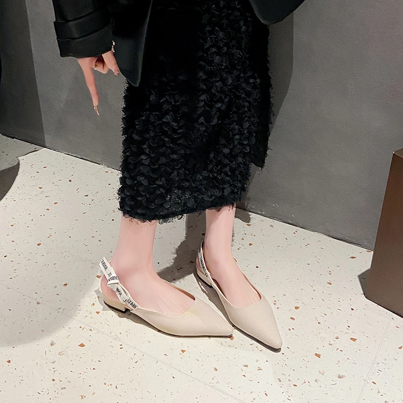 المرأة الربيع أزياء بسيطة بلون النعال المشي في الهواء الطلق مريحة عارضة ضوء انزلاق المرأة حذاء مسطح حجم 40 #5