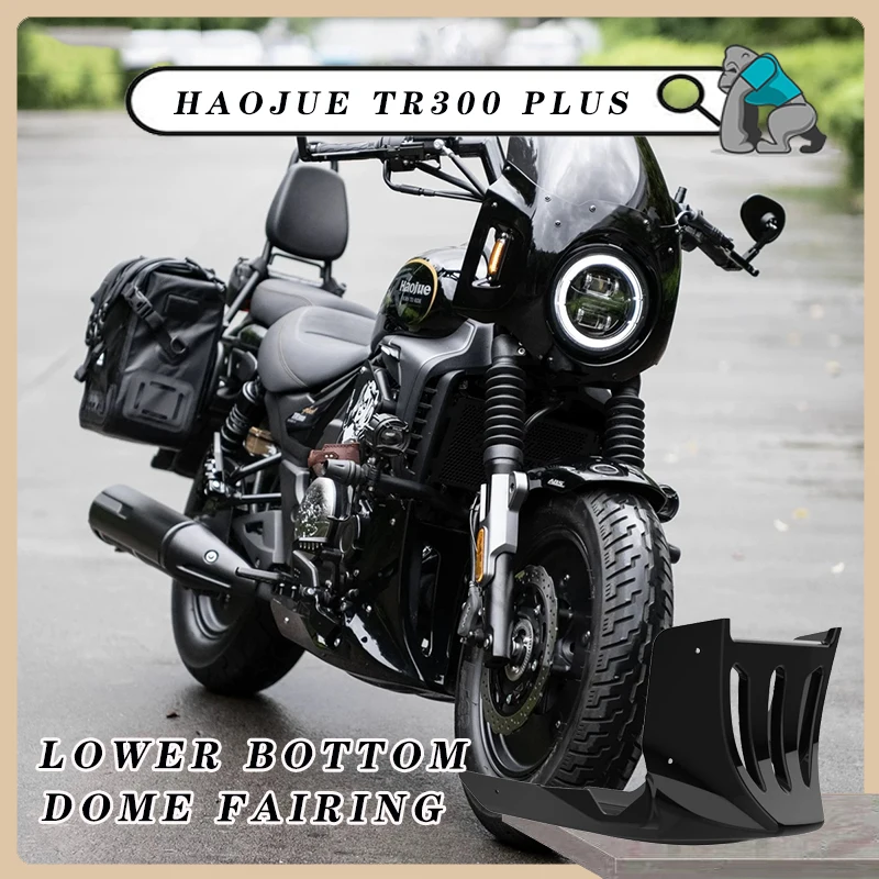 

Customized For Haojue TR300 Plus Motorcycle Bottom Dome Fairing Cover Under guide hood of Engine Chassis Guard Skid Plate