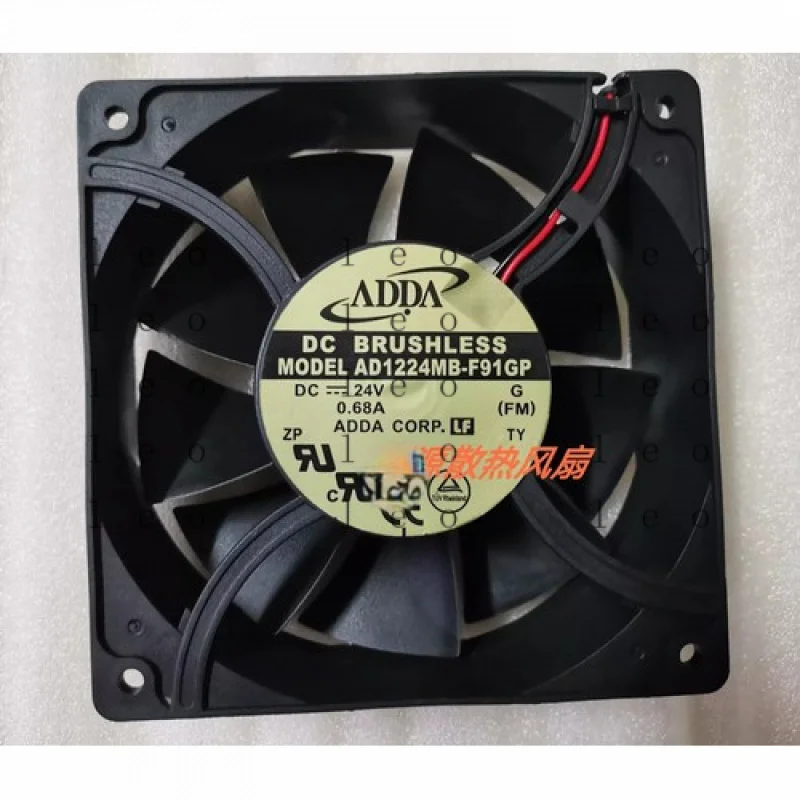 

CC for ADDA AD1224MB-F91GP 12038 DC24V 0.68A 12CM 2-Wire Inverter Cooling Fan