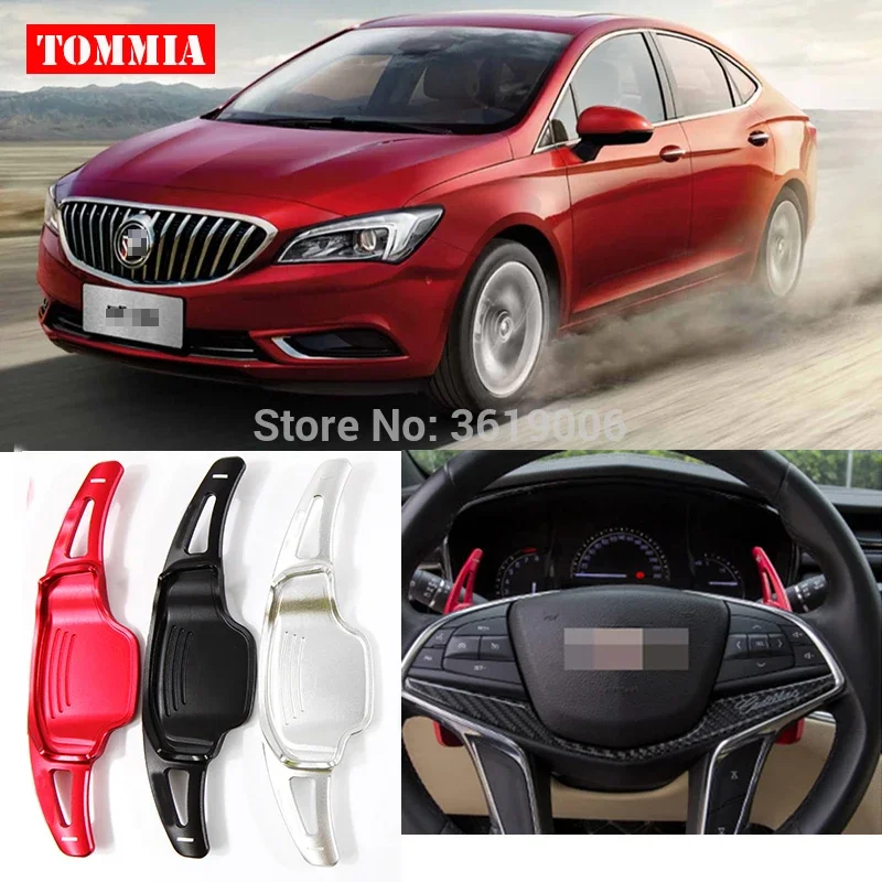 

Tommia для Buick Verano 2015-2017 2 шт. рулевое колесо алюминиевый рычаг переключения передач удлинитель автомобильный Стайлинг