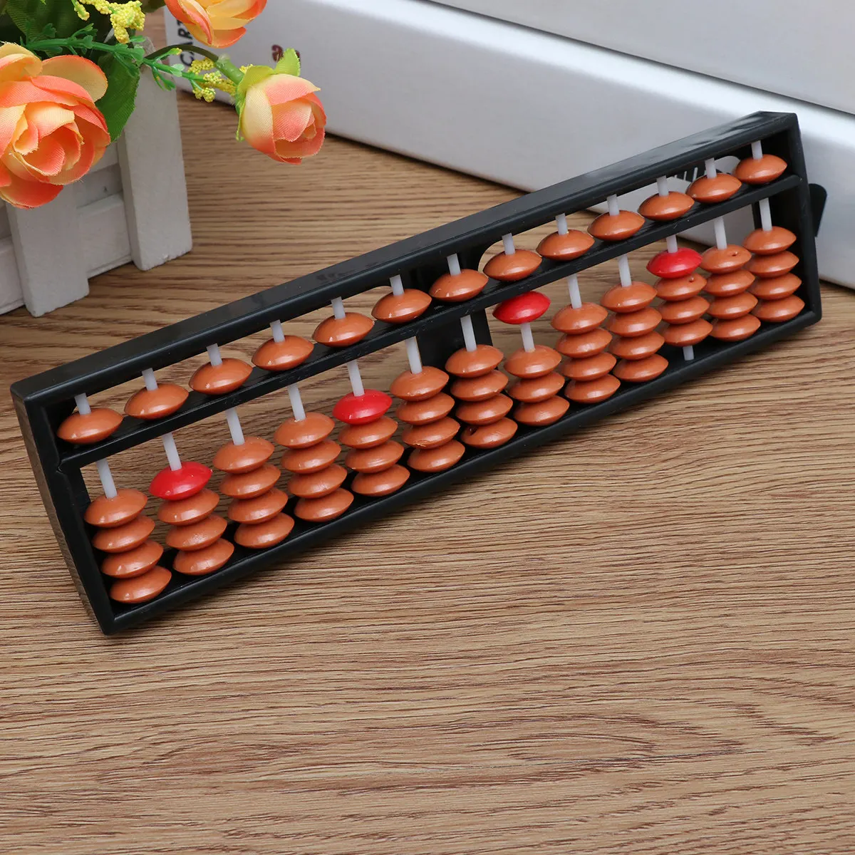 Educational Tool Math Learning Classroom Teaching Halloween Christmas New Year Wooden Beads Abacus Abacus Maths Tool Plastic