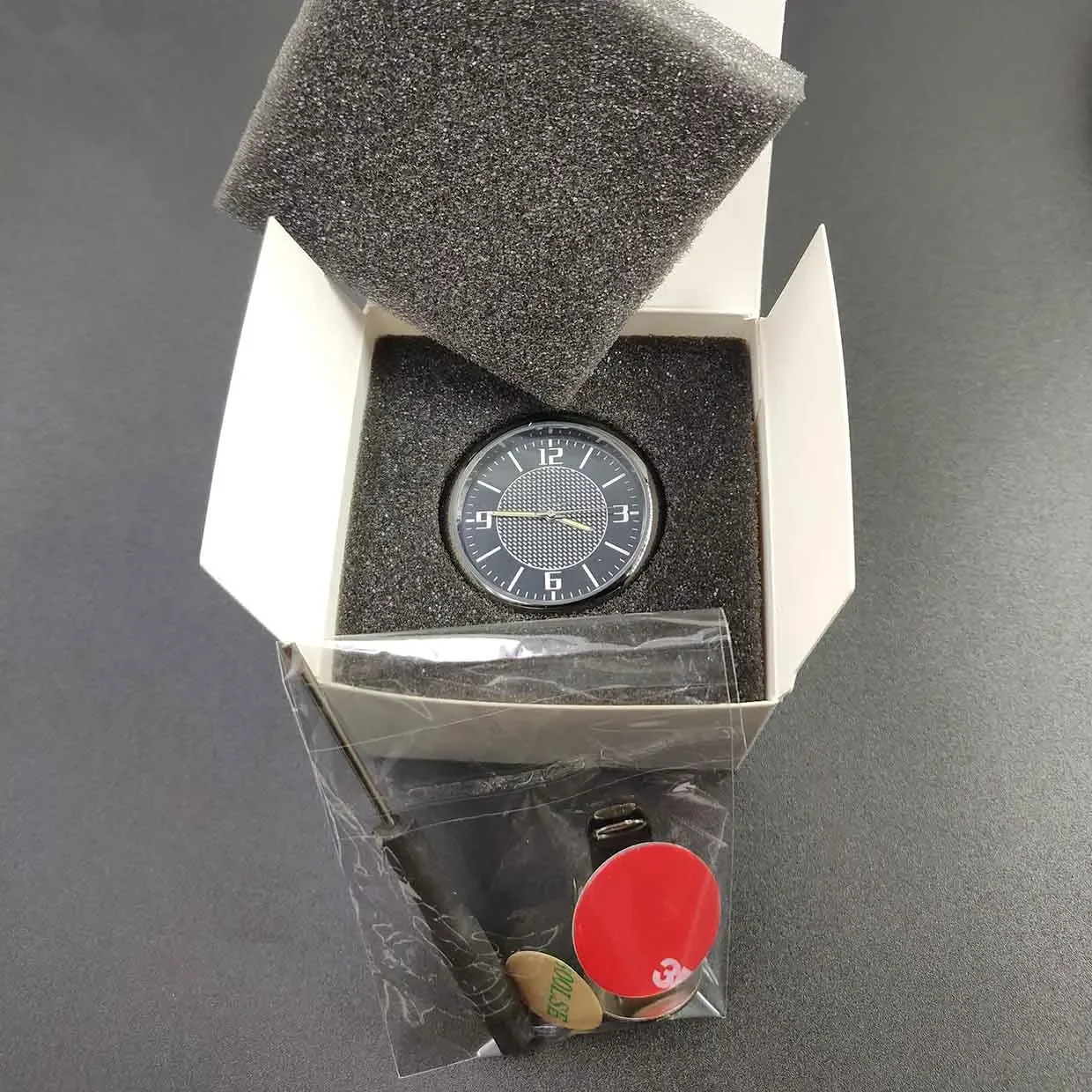 ساعة تزيين السيارة ساعة كوارتز إلكترونية داخلية معدلة لسيارة بيجو GT 307 206 407 207 3008 208 4008 5008 308 #4