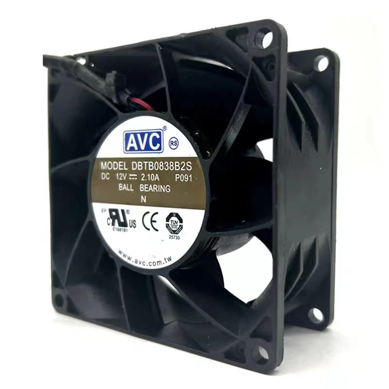 

НОВЫЙ ОРИГИНАЛЬНЫЙ DBT0838B2S DC12V 2.1A 8038 80x80x38 мм Охлаждающий вентилятор Радиатор