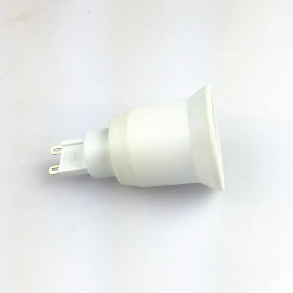 Durable Plastic G9 To E27 Lamp Base Metal White Light Bulb Adapter Heat-resistant Standard Adapter Home