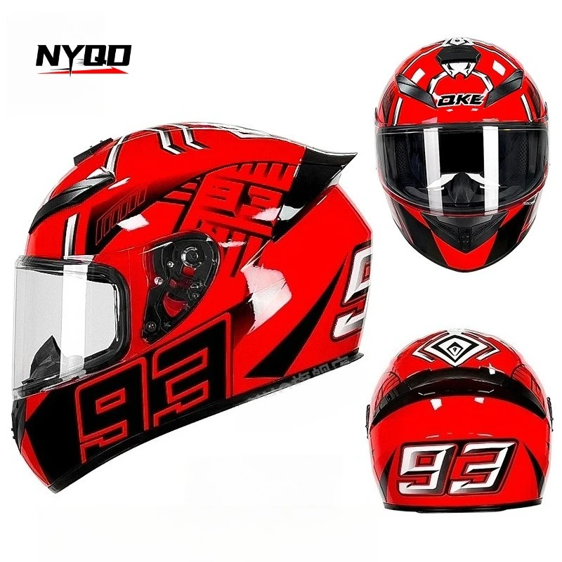 

DOT Unisex Motorcycle Helmet Full Helmet Safety Helm Helmet Outdoor Riding Casco Moto Capacetes Helmets four seasons Universal