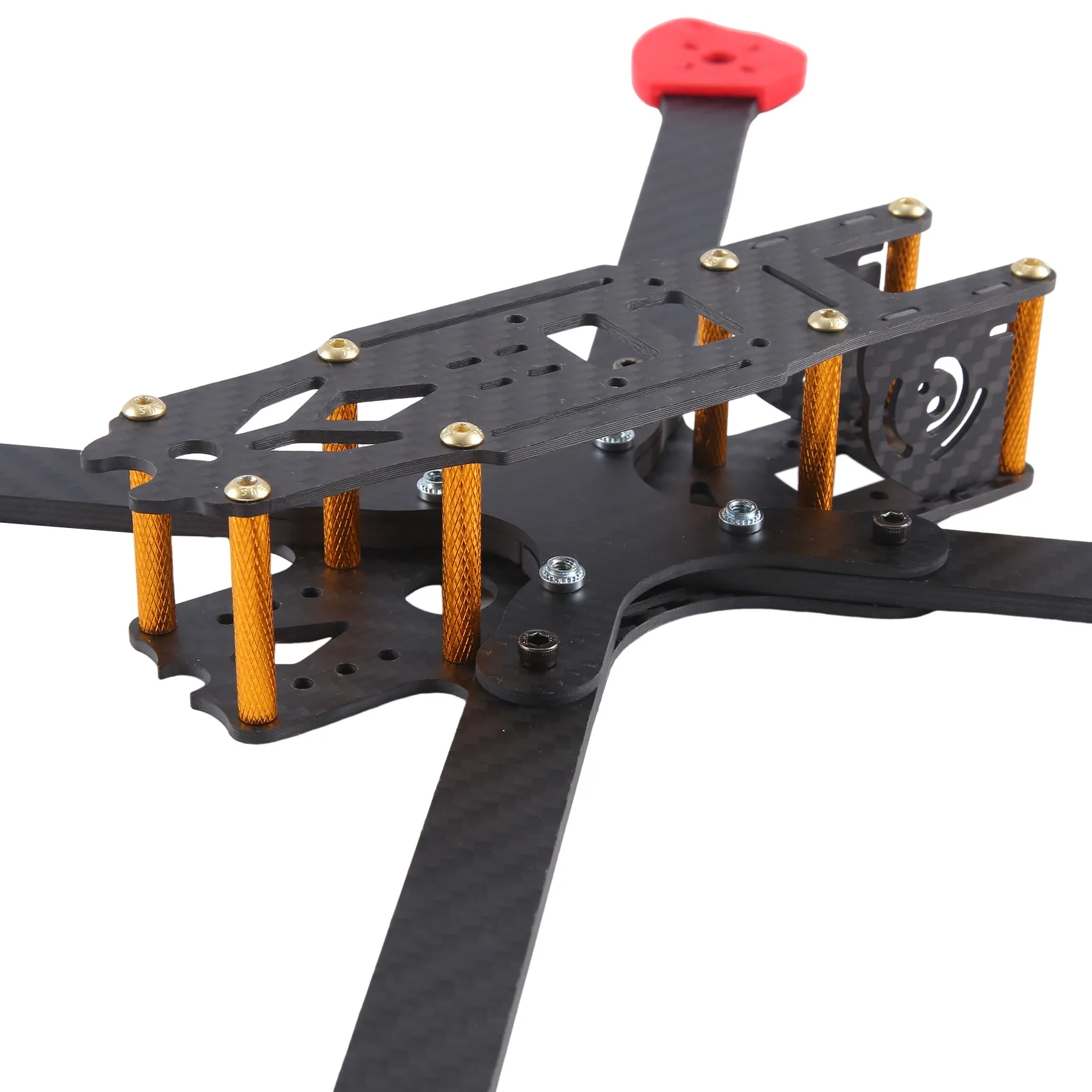 AC52-XL9 9 인치 탄소 섬유 프레임 + 인쇄 키트 랙 390Mm 휠베이스 지원 FPV Drone Quadcopter 용 2212 2213 2216 모터