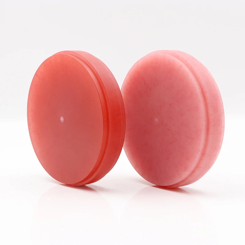 

1Piece Pink Color Dental PMMA Discs for Making Temporary Crowns & Bridges Dental Lab Materials