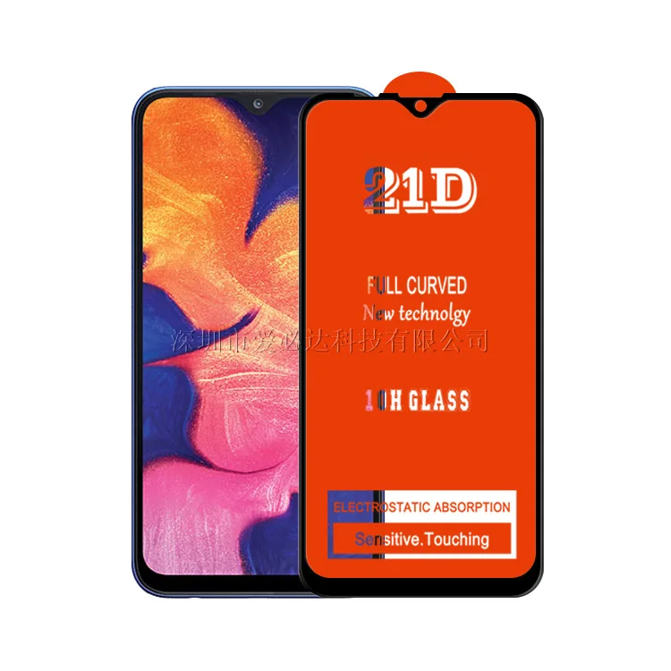 2 Pcs Curved Tempered Glass For Samsung Galaxy A10 Full Cover 11H Protective film Screen Protector For Samsung Galaxy a10