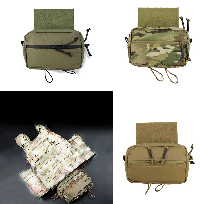 Outdoor chest hanging sundries bag, multi-color extended hanging accessories bag, bag with sticker piece