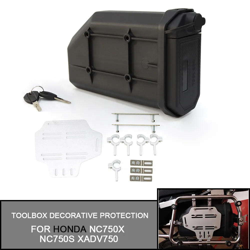 

For Honda NC750X NC750S XADV750 NC750X/S First-aid/ Breakdown kit Tool box NEW Motorcycle Waterproof Toolbox Side Tool Box