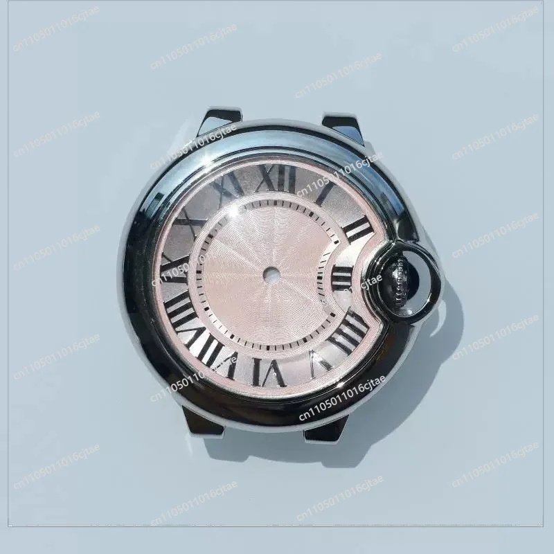 For Watch Accessories, Blue Balloon Watch Case Case Cover Women's AFV6 Fit ETA 2671-2 Baked Blue Steel, Powder
