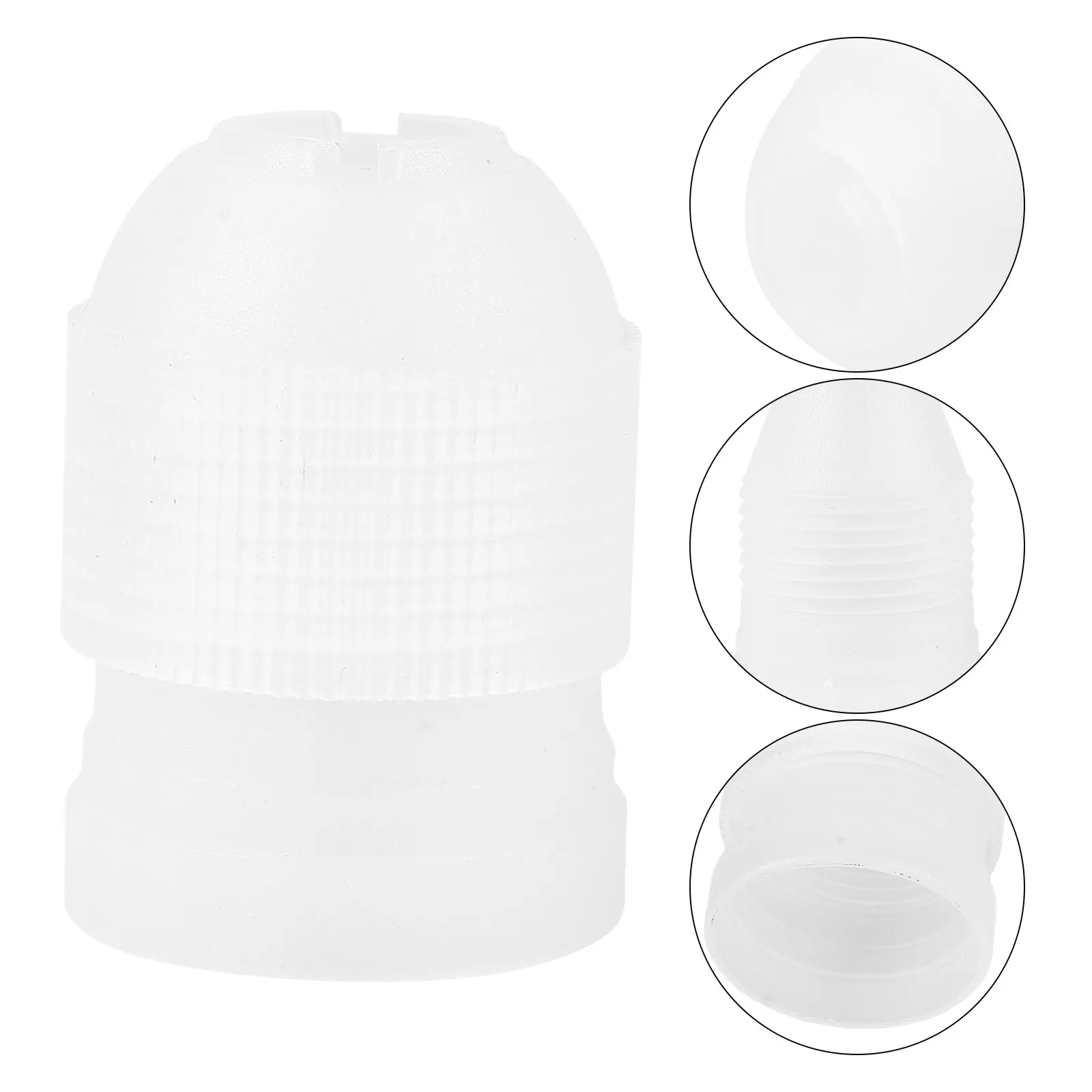 20Pcs Baking Nozzle Converters Silicone Piping Couplers Reusable Cake Decorating Bag Tools Set Reusable Piping Nozzles Coupler