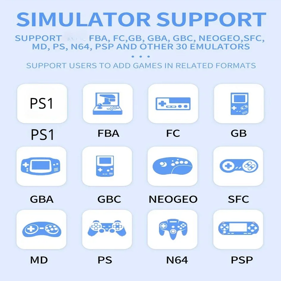 POWKIDDY X55 레트로 핸드 헬드 게임 비디오 플레이어 콘솔 5.5 인치 HD 스크린 RK3566 오픈 소스 Linux 시스템 Bluetooth 512G…