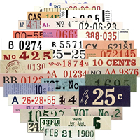 50PCS Retro Digital Stickers DIY Diary Laptop Luggage Skateboard Graffiti Decals Fun Classic Toys
