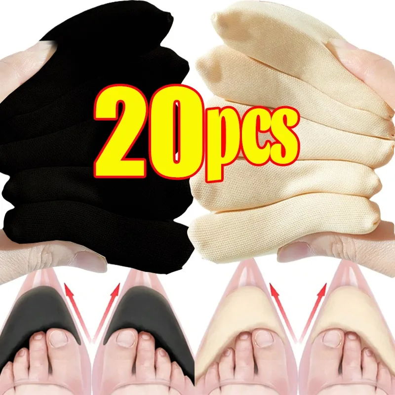 2/20pcs Soft Sponge Forefoot Insert Pads Women High Heel Pain Relief Shoe Palm Cushion Toe Front Filler Pad Adjustable Insoles