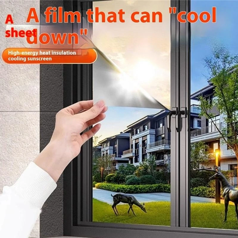  Heat Blocking Window Film For Sun Protective And Privacy Auto Adhesive Durable