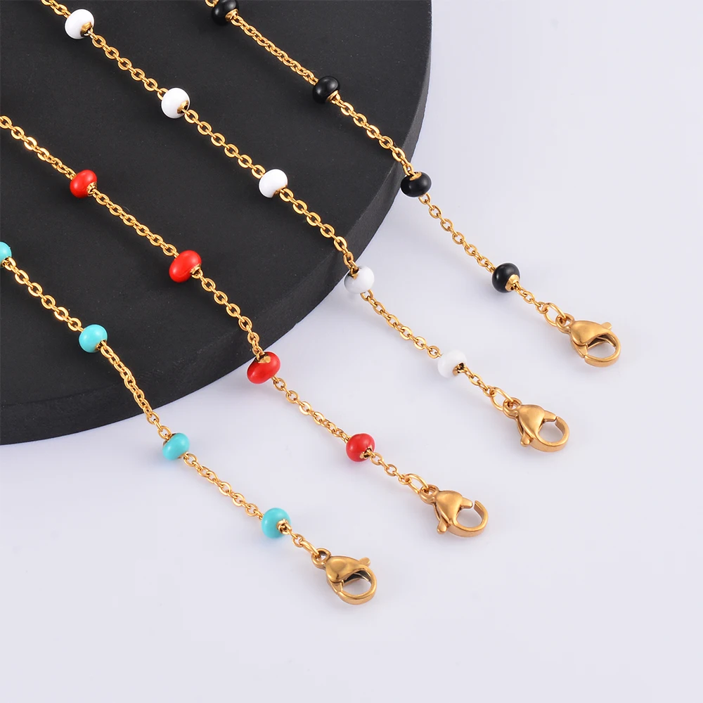 Women's Gold Plated Stainless Steel Chain Bracelet