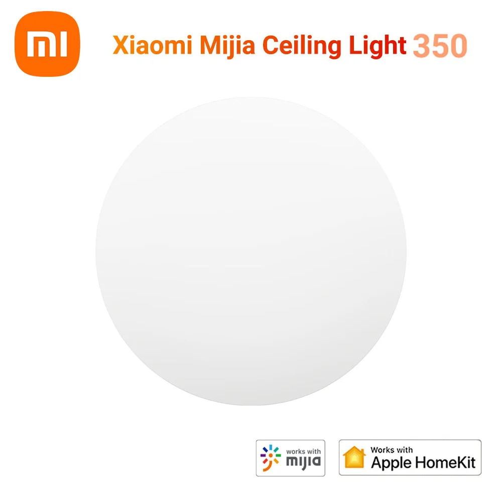 xiaomi mijia lampadas de teto led para quarto brilho ajustavel temperatura de cor luzes escurecendo controle de voz siri 2700k6000k 01