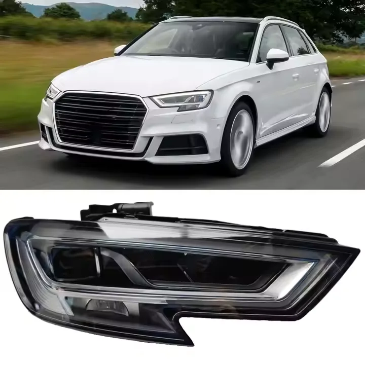 

A3 2017-2020 LED Headlight for Audi Headlamp OEM 8V0941773C 8V0941774C Car Front Lamp Auto Lighting System Accessories