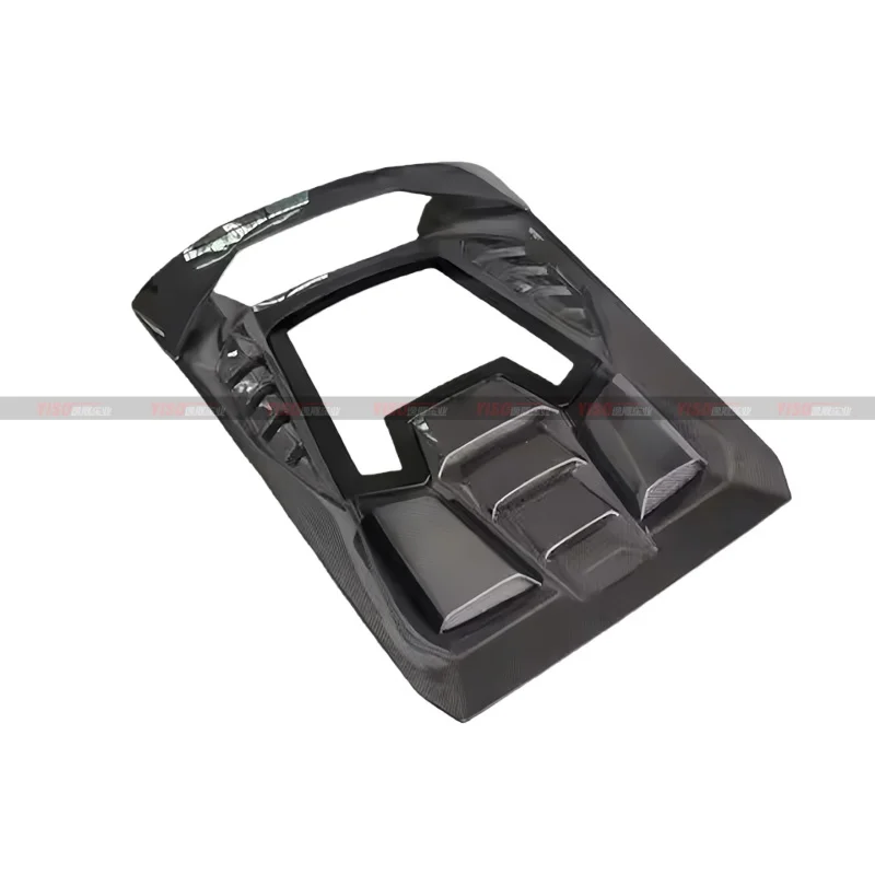 Suitable for LP580 610 Hurricane modified tail cap T-shaped dry carbon fiber rear hood glass rear cover